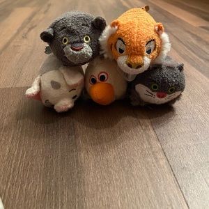 set of 5 disney animals tsum tsums